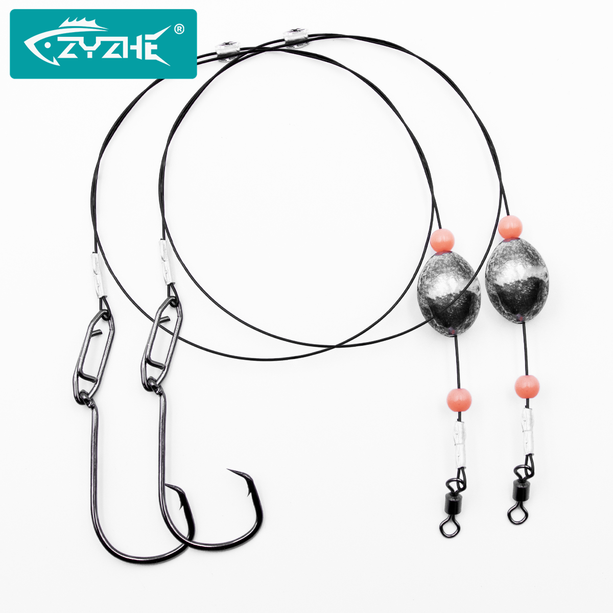 Fishing Hook Circle - ZYZHE 2pcs Fishing Carolina Rig Saltwater