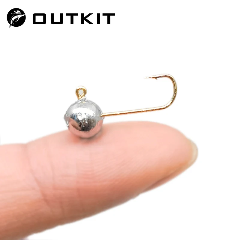 OUTKIT 10pcs Mini Jig Head Hoo - Fishing Hook Offset recensie en prijs