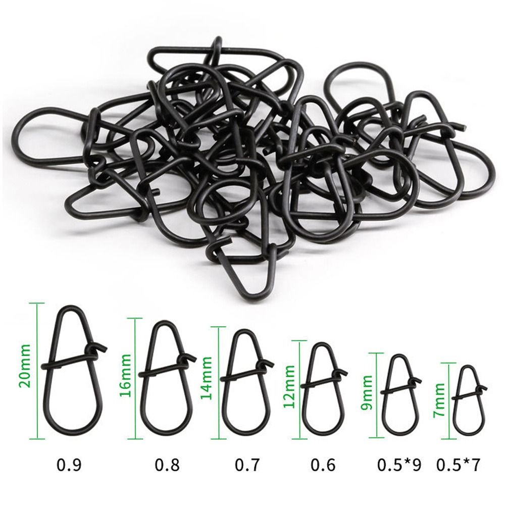 100Pcs/lot Matte black Snap Fi - Fishing Hook Box recensie en prijs