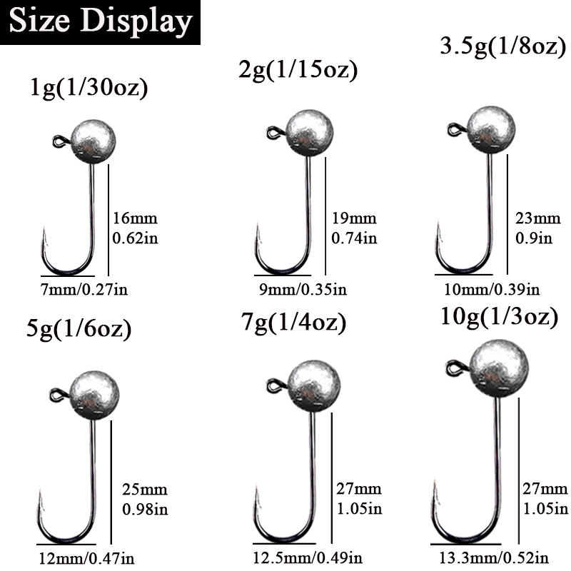 10pcs/lot Jig Head Fishing Hoo - Fishing Hook Offset recensie en prijs