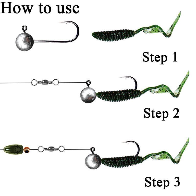 10pcs/lot Jig Head Fishing Hoo - Fishing Hook Offset recensie en prijs