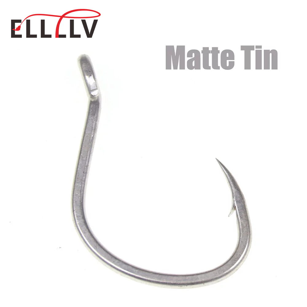 10pcs Matte Tin Anti-rust Salt - Fishing Hook Offset recensie en prijs