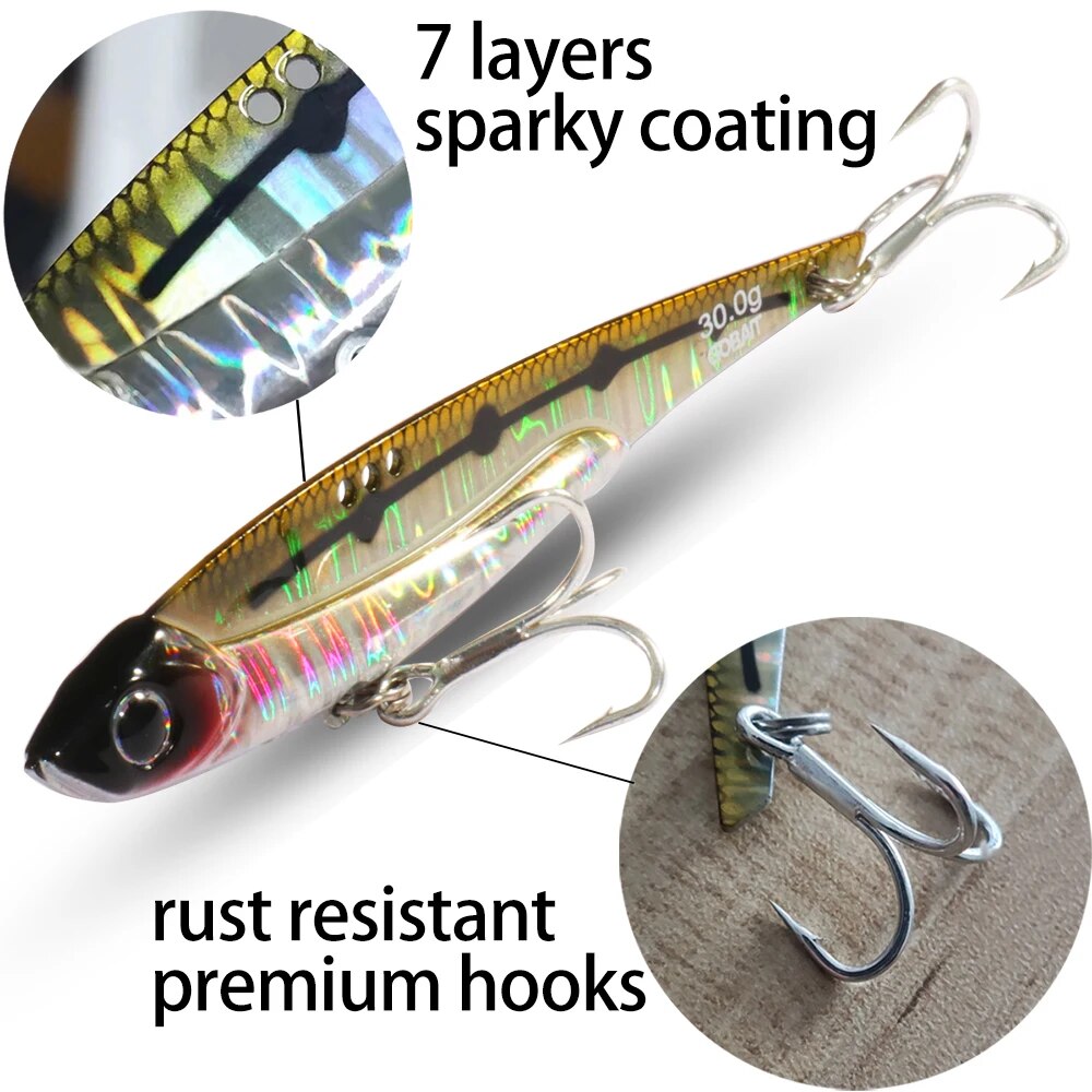 GOBAIT VIB Fishing Lure 20g 25 - Fishing Hook Treble recensie en prijs