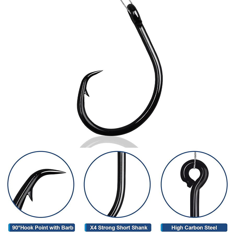 Circle Hooks 3X Strong Saltwat - Fishing Hook Circle recensie en prijs