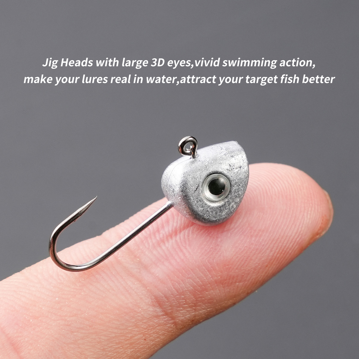 10pcs Mini Jig Head Hook 3D Ey - Fishing Hook Offset recensie en prijs