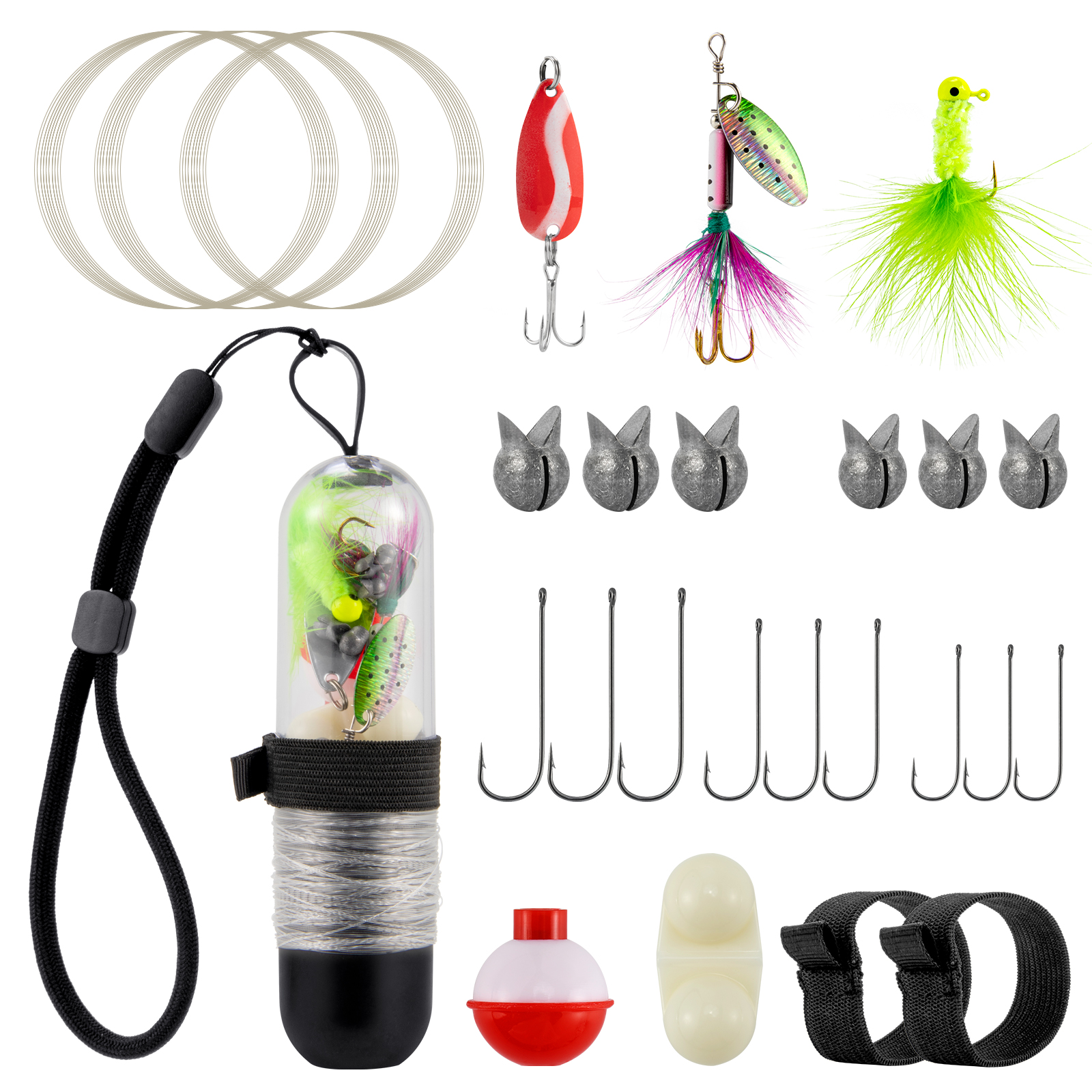 25pcs Survival Fishing Kit Poc - Fishing Hook Jig recensie en prijs
