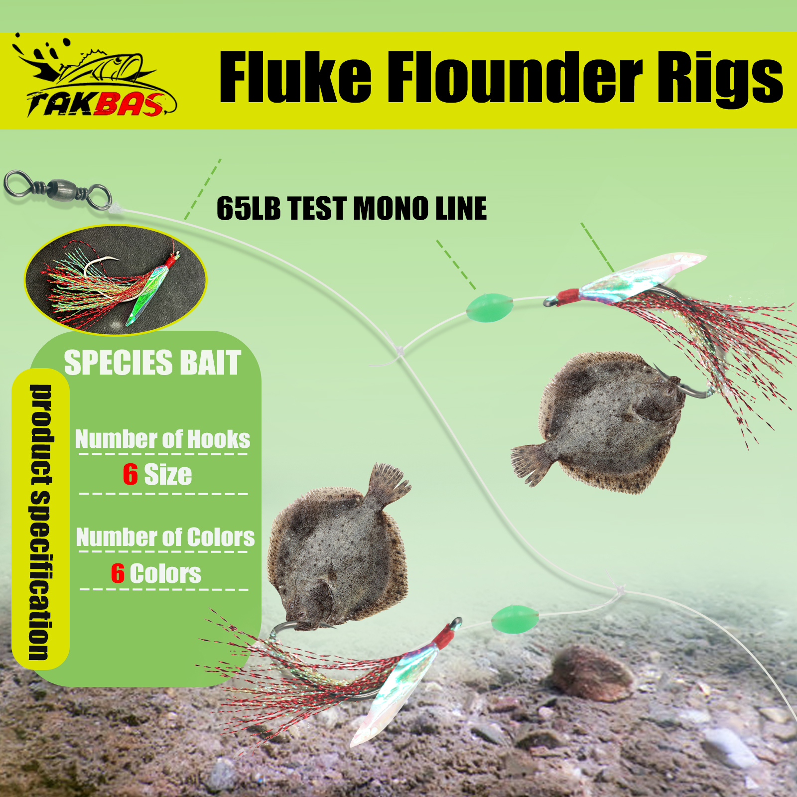 6pcs Snapper Tackle Flasher Ri - Fishing Hook Circle recensie en prijs