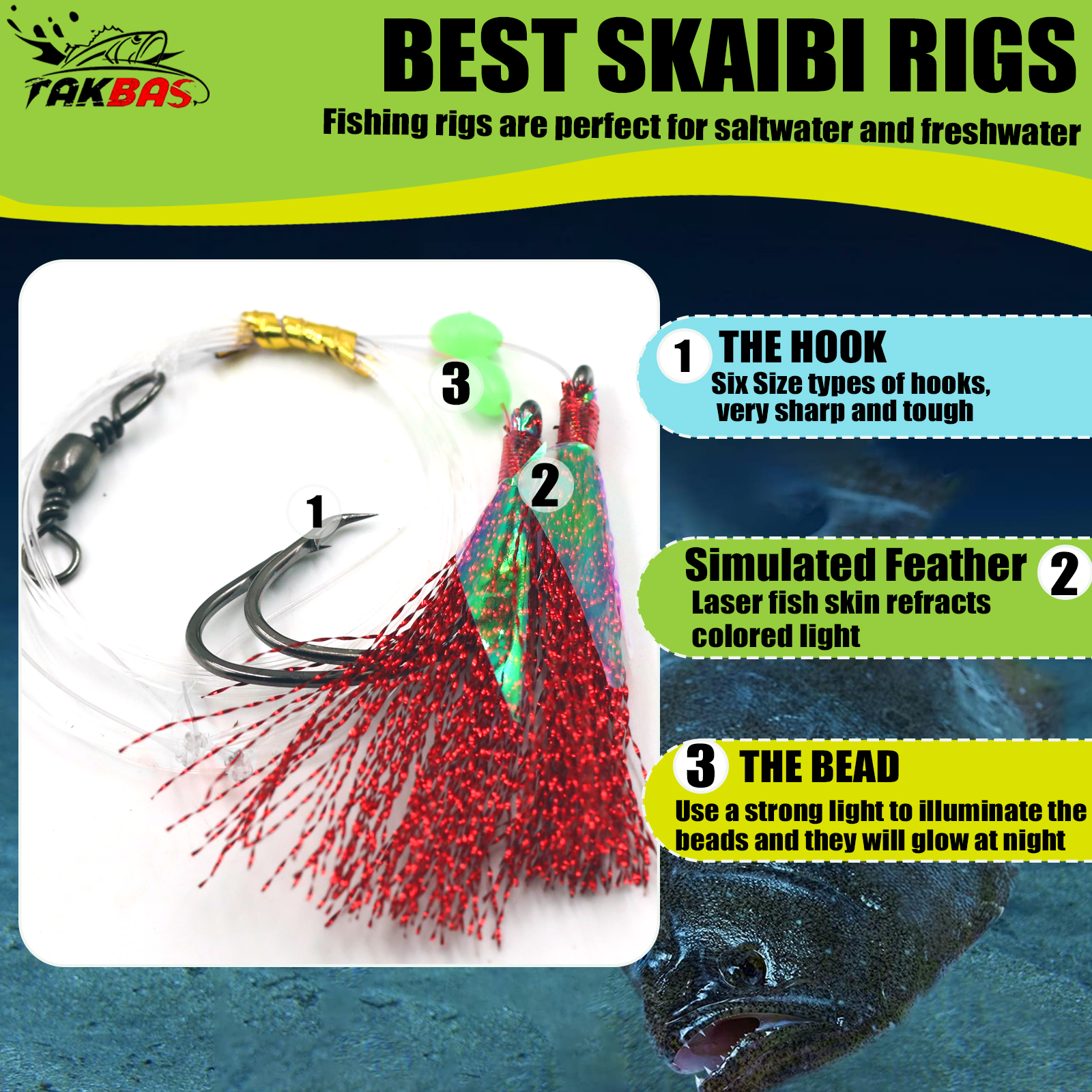 6pcs Snapper Tackle Flasher Ri - Fishing Hook Circle recensie en prijs