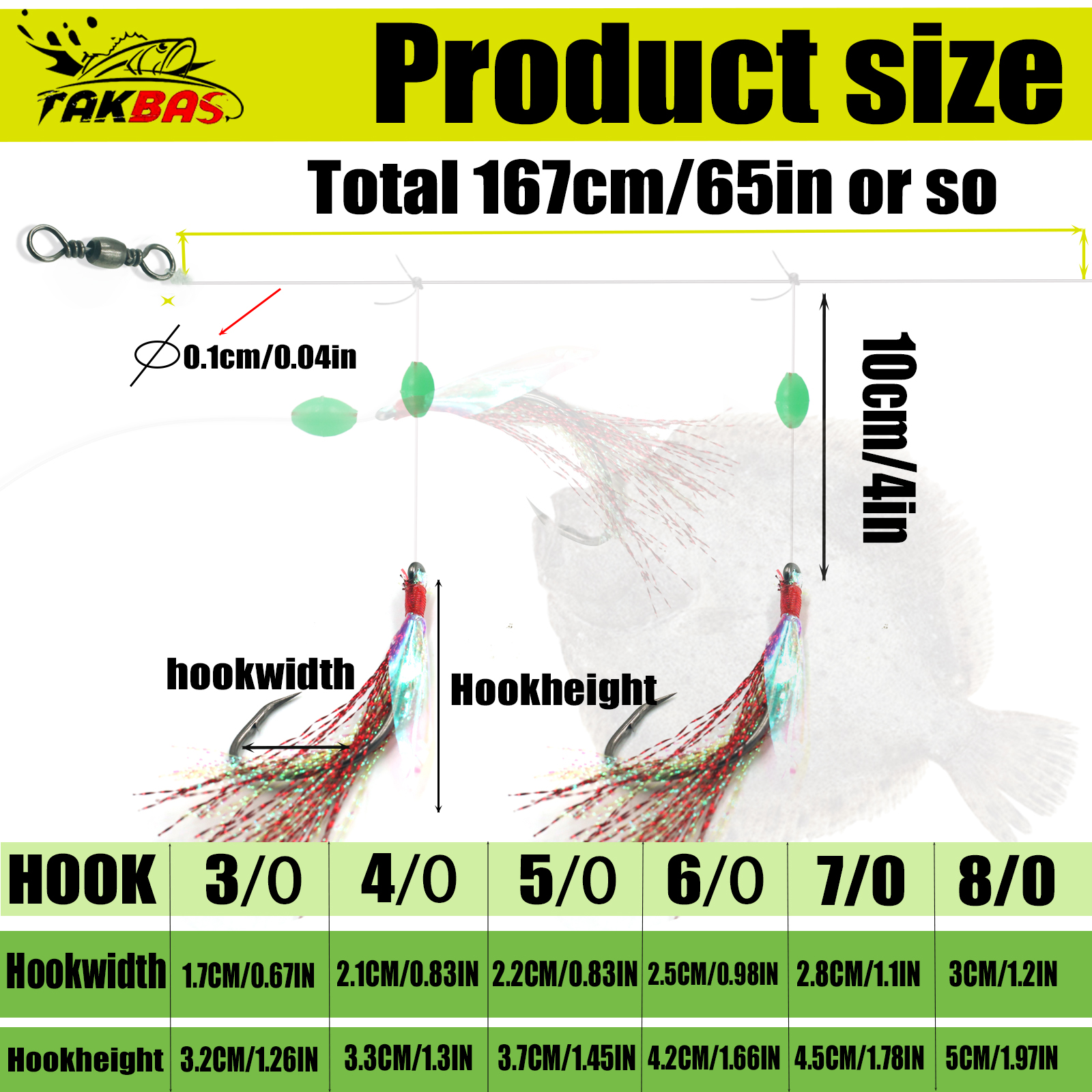 6pcs Snapper Tackle Flasher Ri - Fishing Hook Circle recensie en prijs