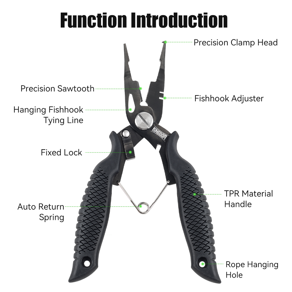 Kingdom Fishing Pliers Multifu - Fishing Hook Remover recensie en prijs