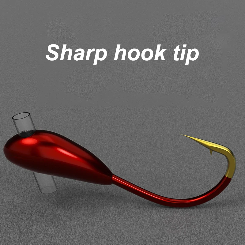 10/20PCS Winter Ice Fishing Ho - Fishing Hook Offset recensie en prijs