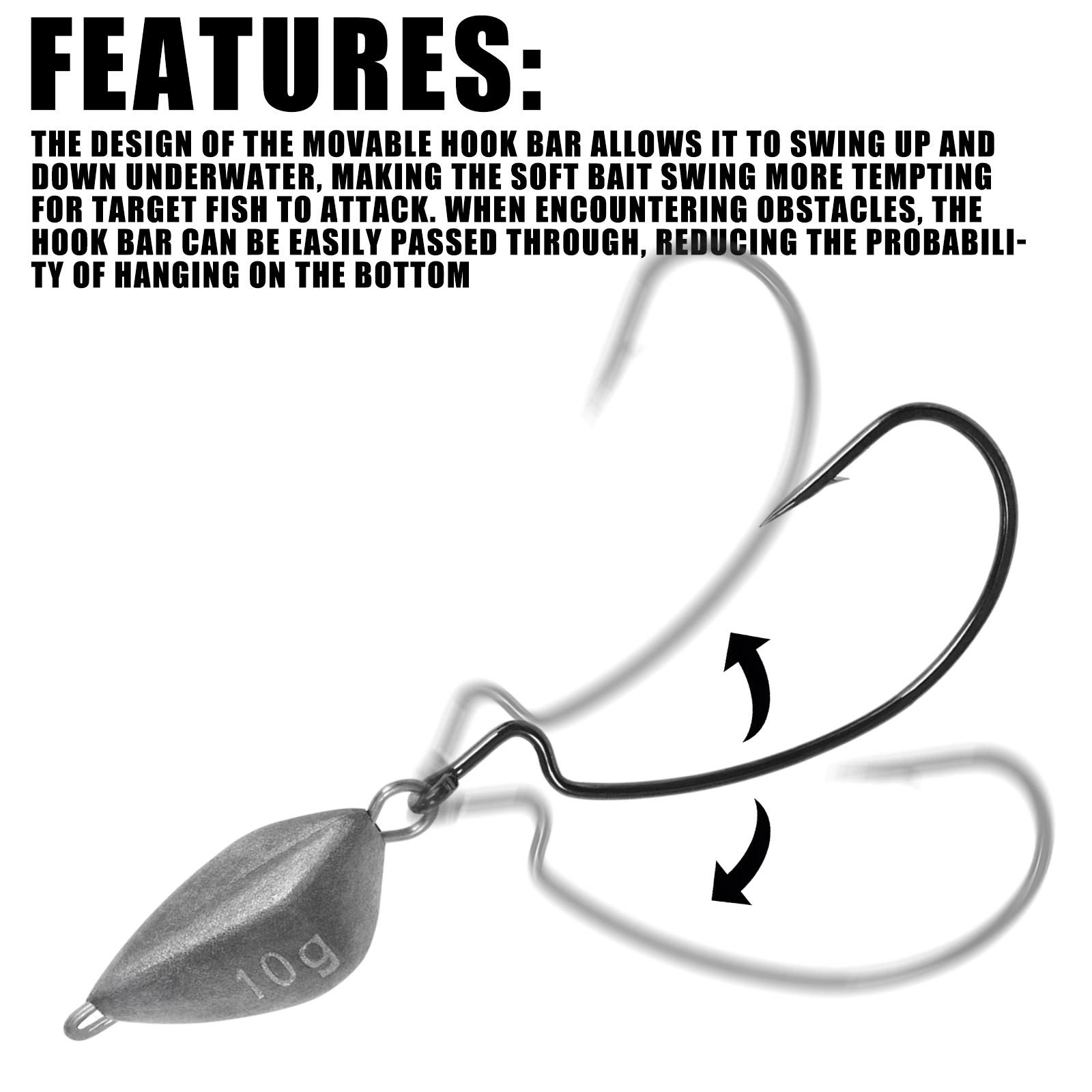 SAMOLLA 5pcs Jig Head Fishing  - Fishing Hook Jig recensie en prijs