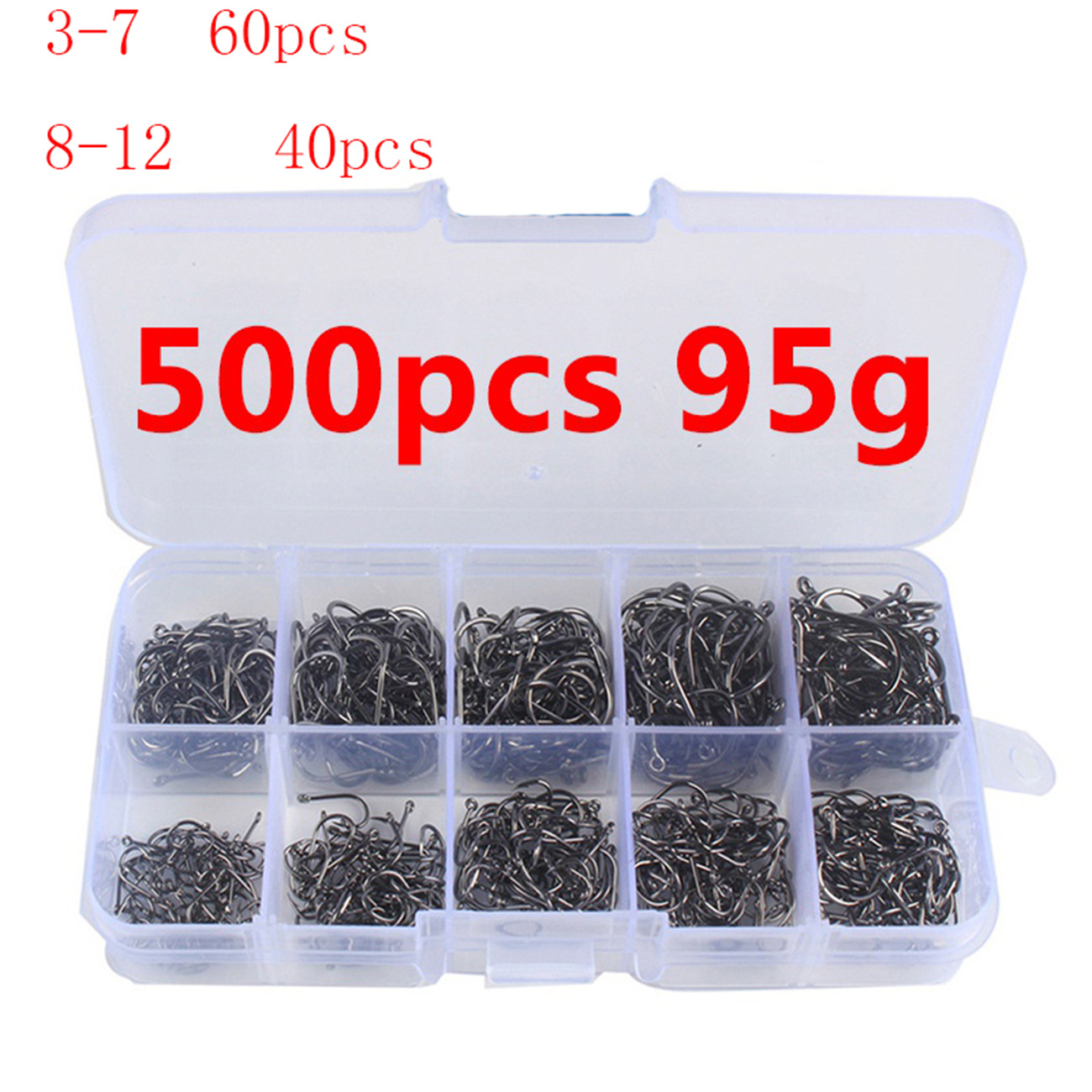 100/500pcs Fishing Hooks Set C - Fishing Hook Circle recensie en prijs