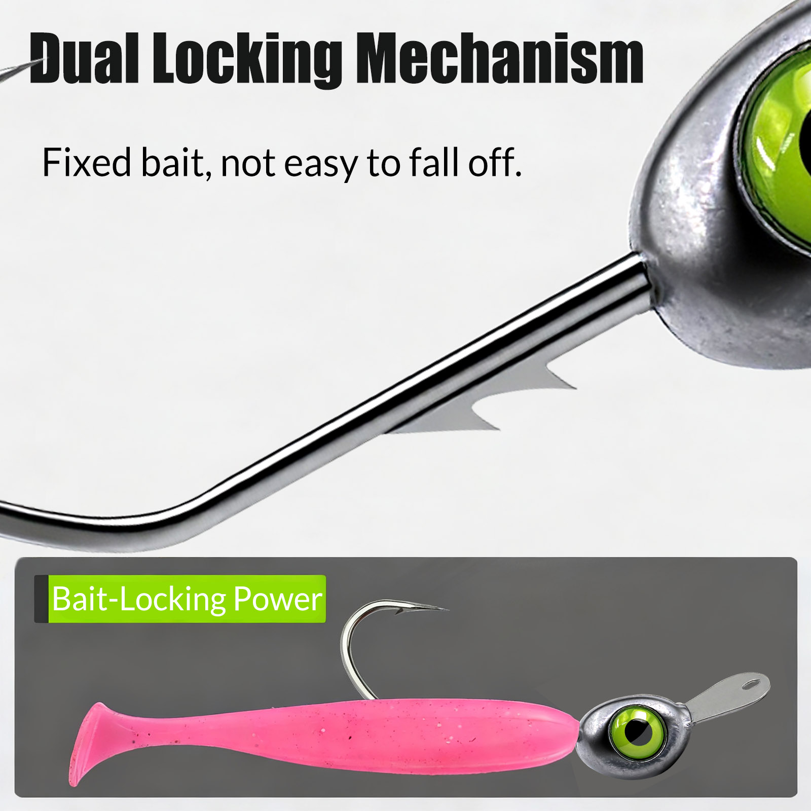 9KM Shaky Head Jigs Hook with  - Fishing Hook Weedless recensie en prijs