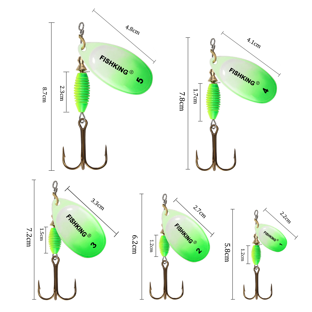 Metal Fishing Lure 4g 4.8g 7g  - Fishing Hook Treble recensie en prijs