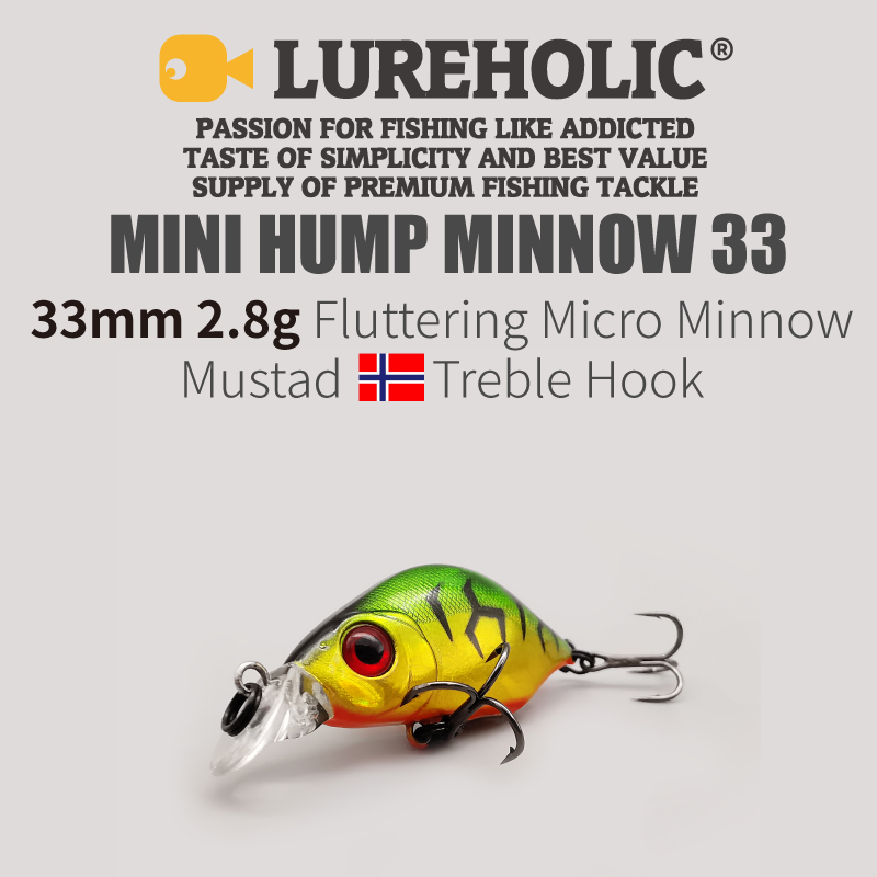 LUREHOLIC 33mm 2.8g Fluttering - Fishing Hook Treble recensie en prijs