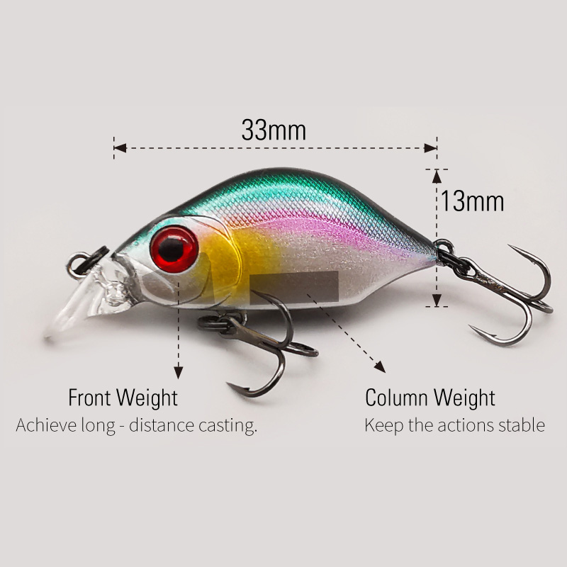 LUREHOLIC 33mm 2.8g Fluttering - Fishing Hook Treble recensie en prijs