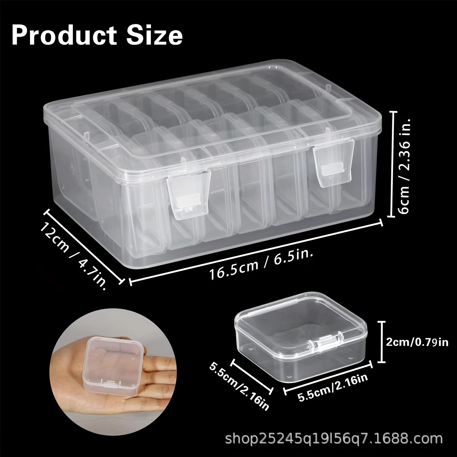 14Pieces  Clear Plastic Storag - Fishing Hook recensie en prijs