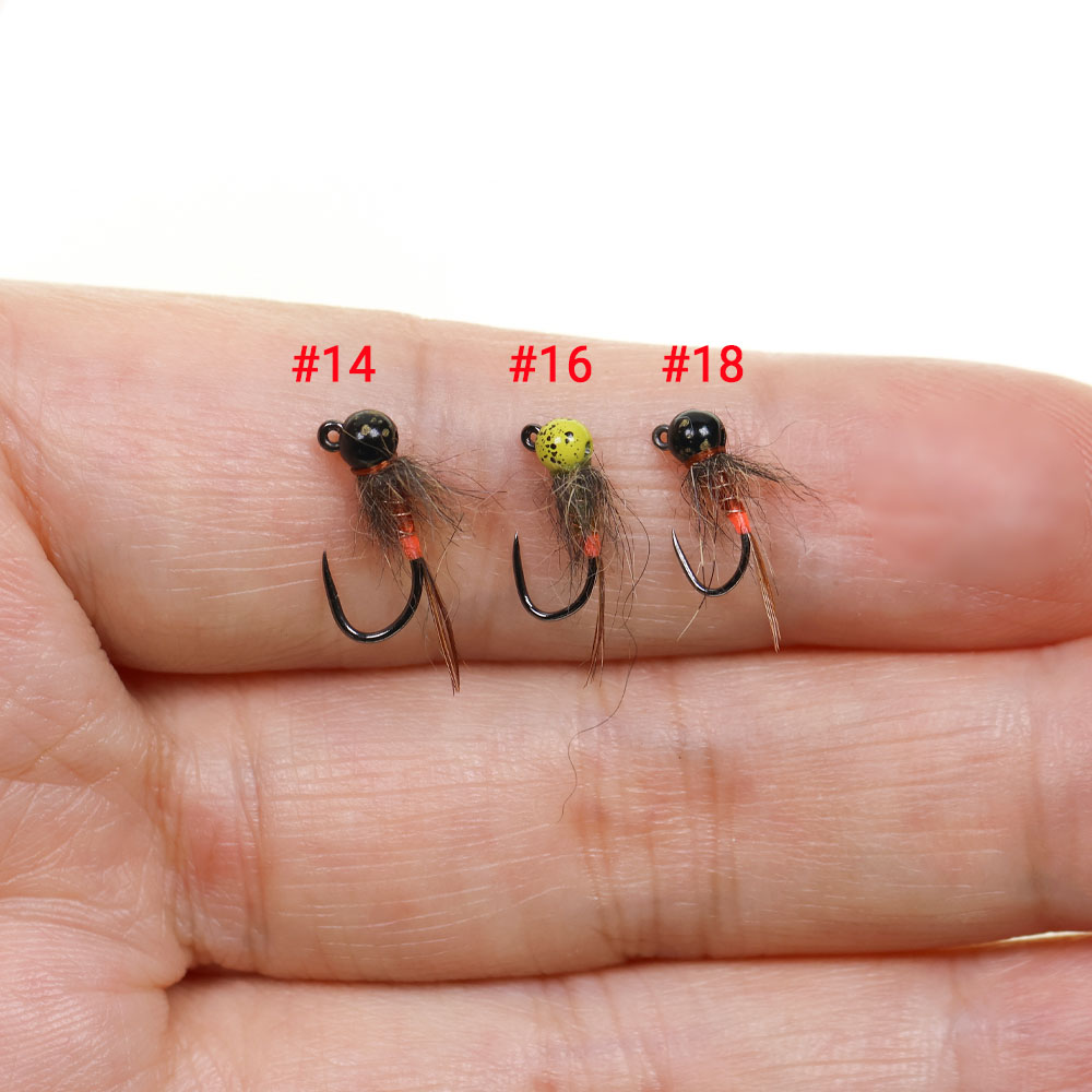 6PCS Jig Tungsten Bead Head Ny - Fishing Hook Barbless recensie en prijs