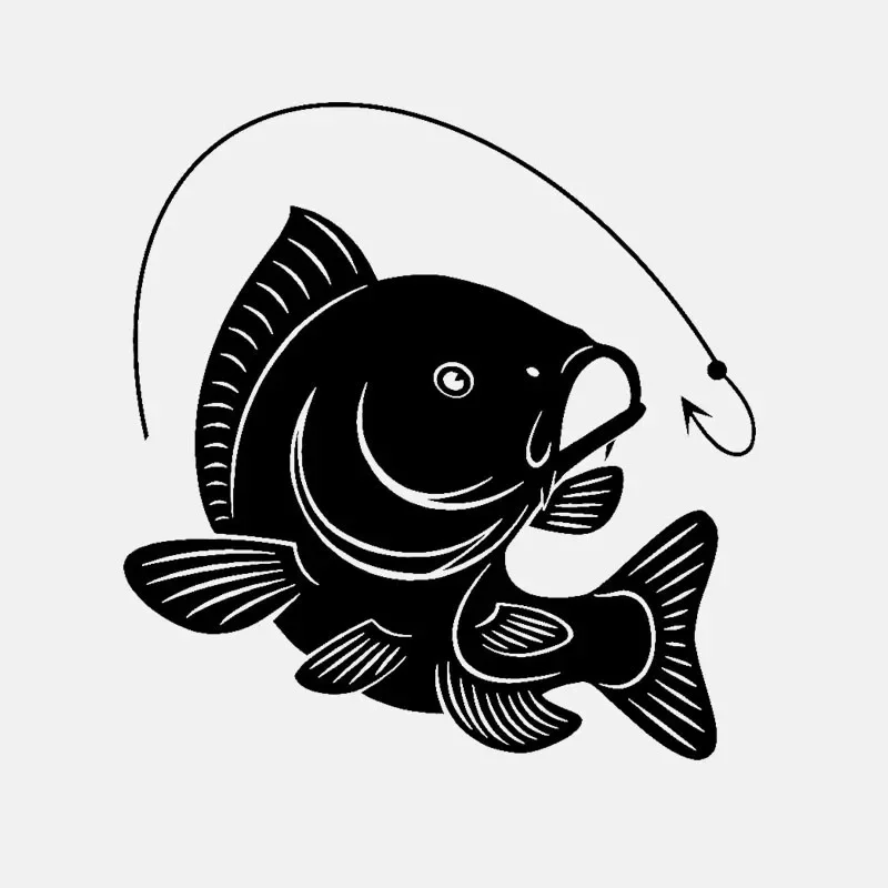 Carp Fishing Hook Decal Decora - Fishing Hook recensie en prijs