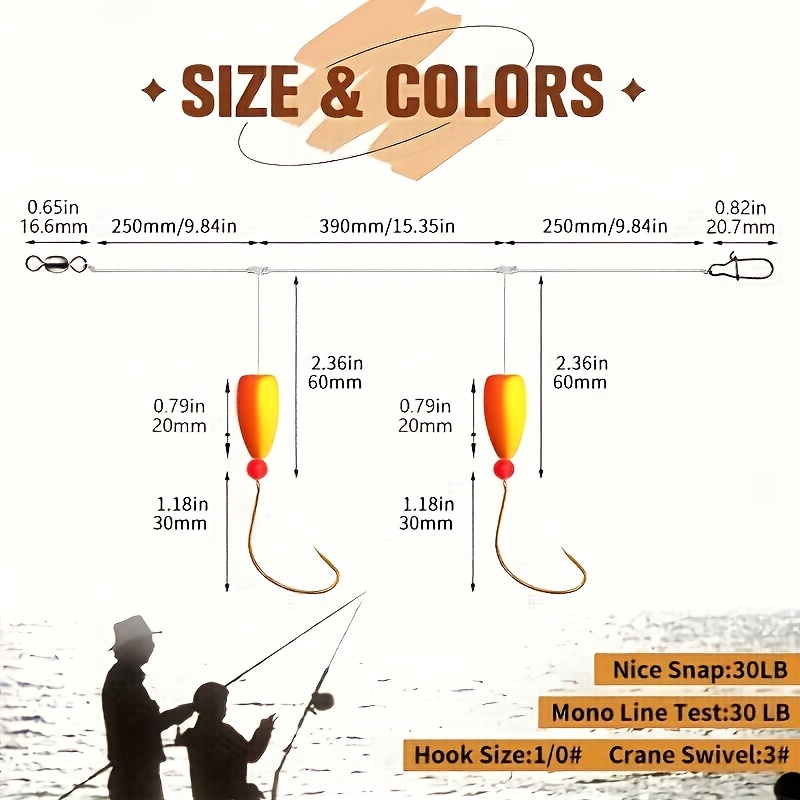 3pcs Pompano Rigs Surf Fishing - Fishing Hook Circle recensie en prijs
