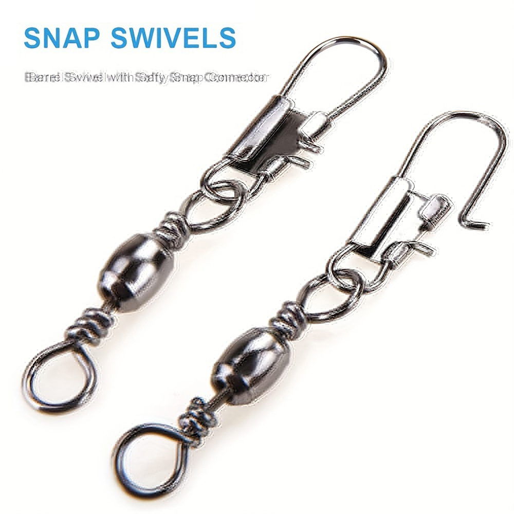 100Pcs/Lot 4#6#8#10#12# Swivel - Fishing Hook Stainless Steel recensie en prijs