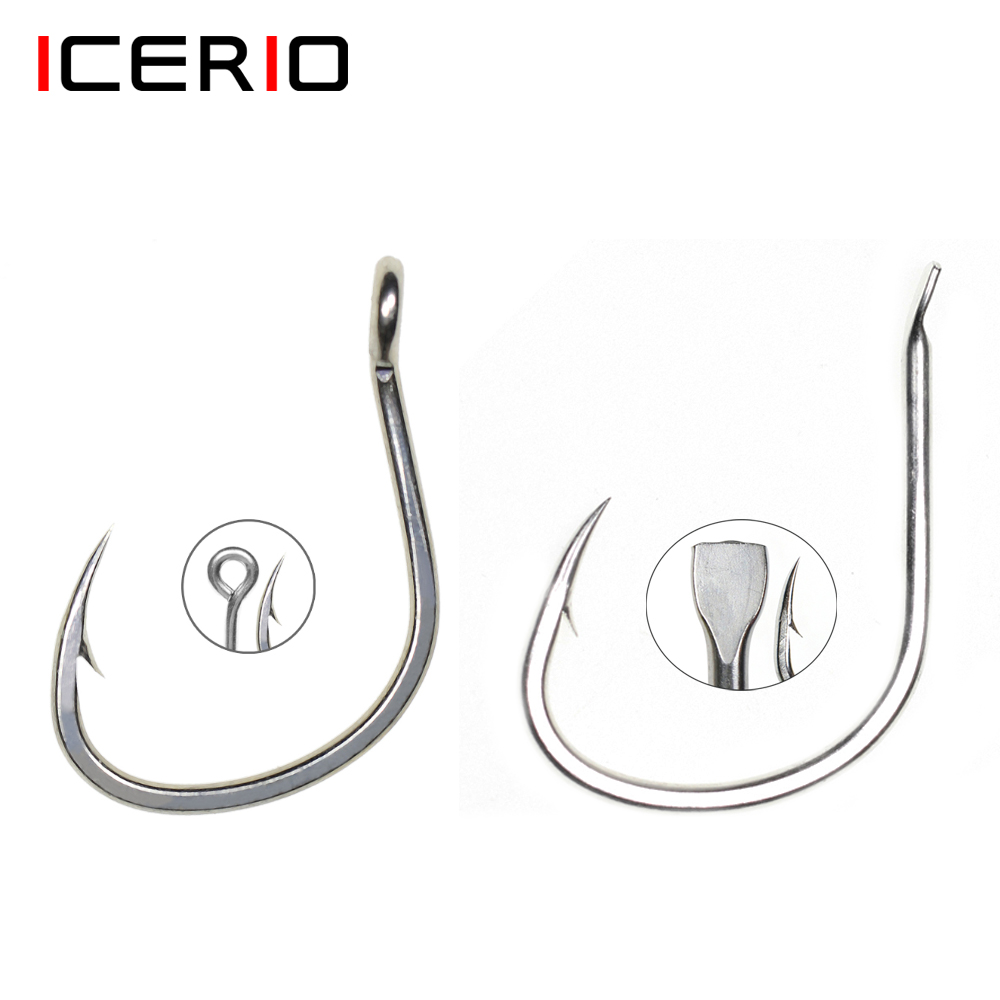 ICERIO 10PCS Matte Tin Coating - Fishing Hook Assortment recensie en prijs