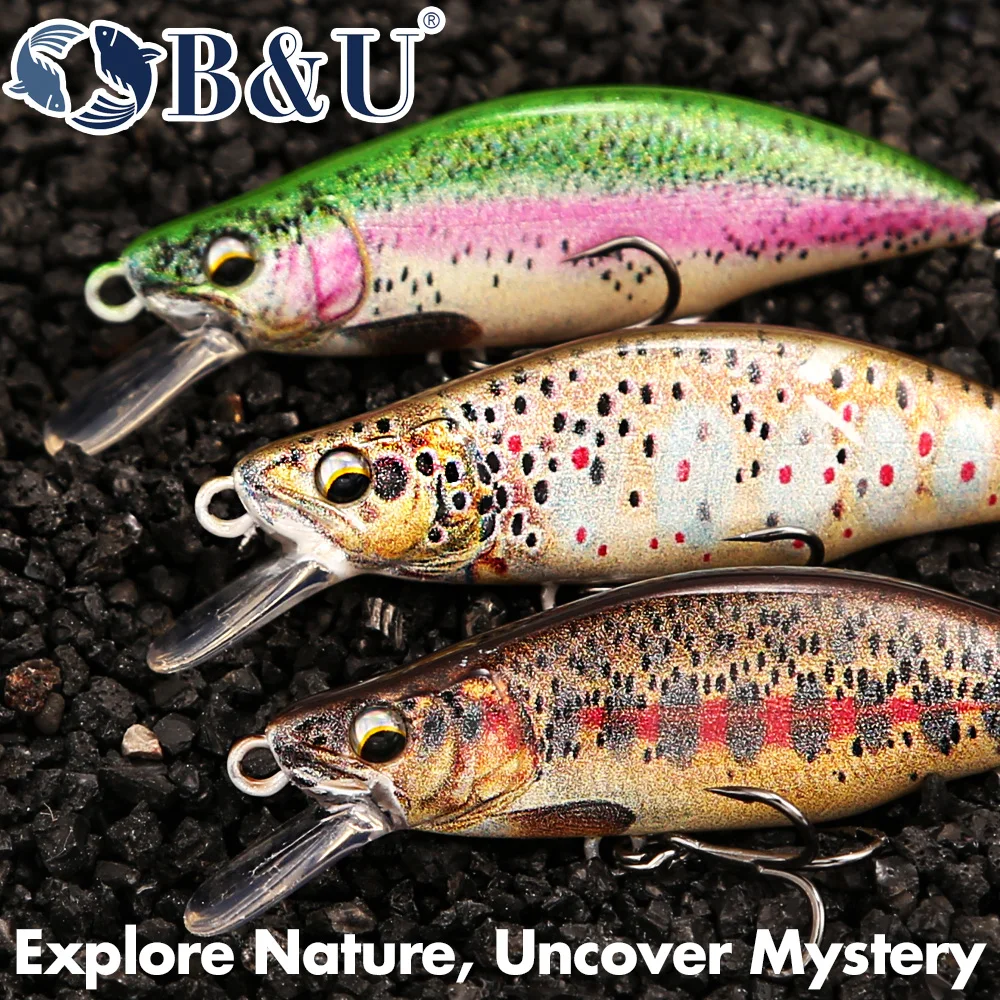 B&U Trout Pattern Hard Bait Si - Fishing Hook Treble recensie en prijs