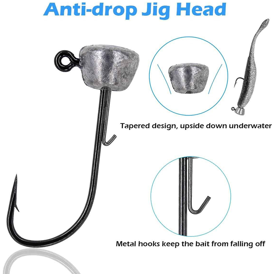 Mushroom Head Fishing Rigs Jig - Fishing Hook Weedless recensie en prijs