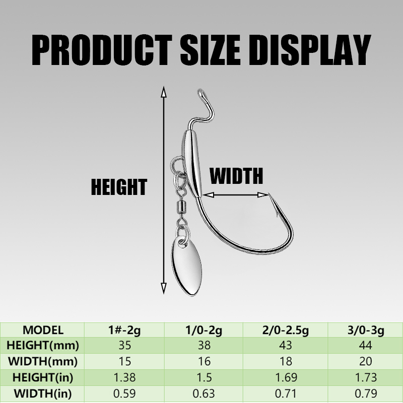 [TUODIAO]Crank Hook Jig Heads  - Fishing Hook Weedless recensie en prijs