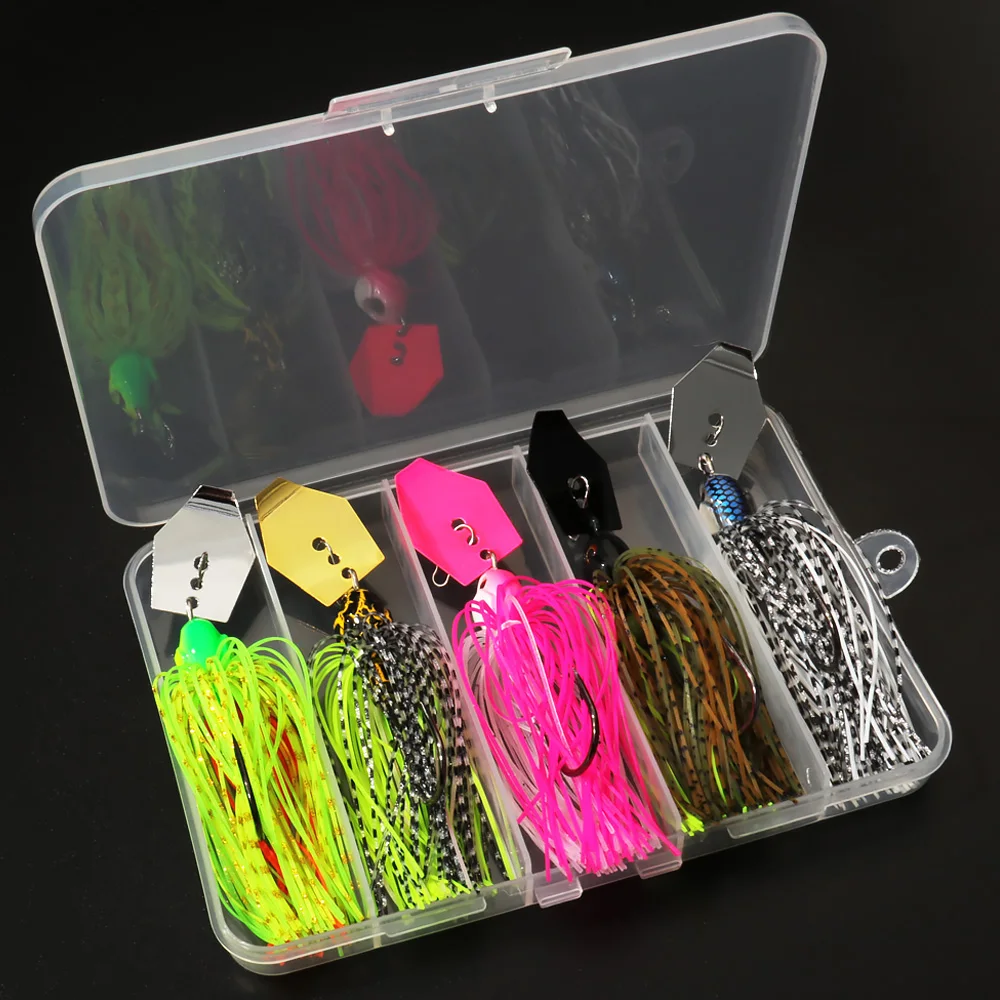 Spinner Bait 7g/9g/12g/14g/21g - Fishing Hook Weedless recensie en prijs