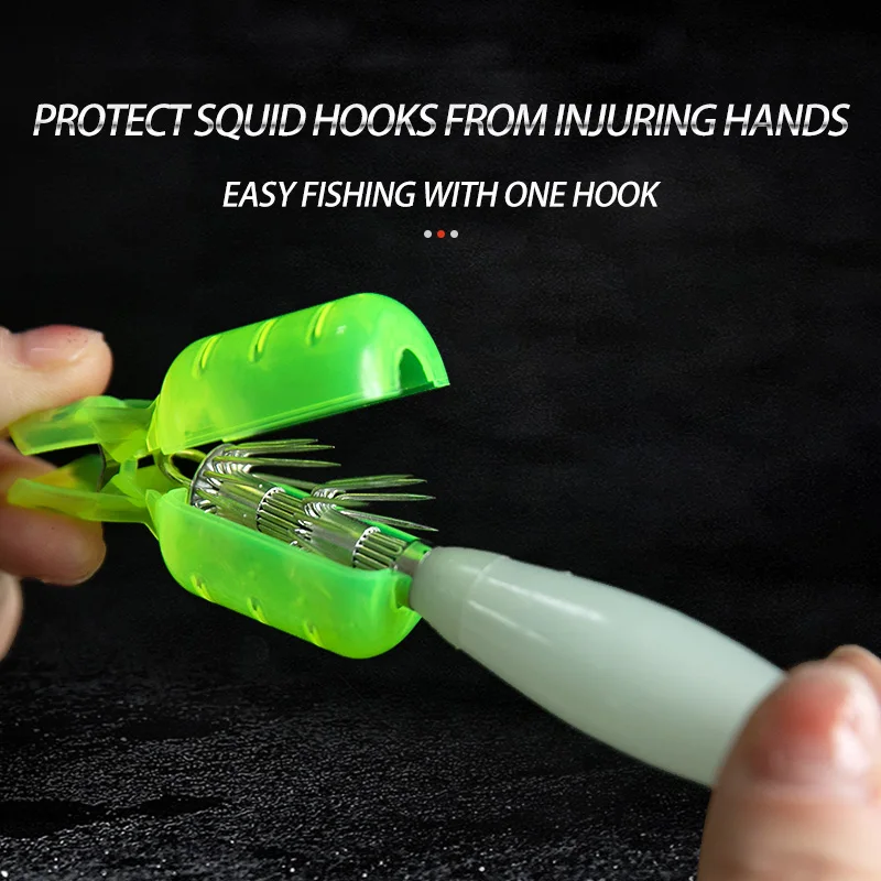 10Pcs/Lot Squid Jig Hook Cover - Fishing Hook Jig recensie en prijs