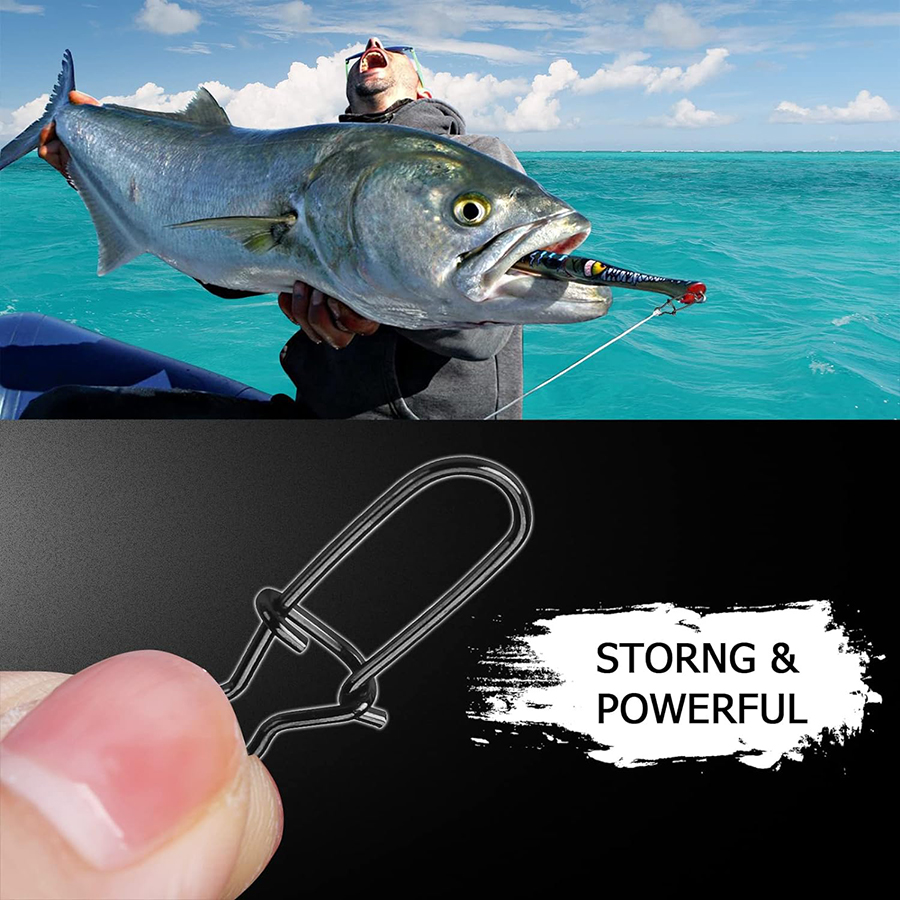 50Pcs Crankbait Snaps Stainles - Fishing Hook Stainless Steel recensie en prijs