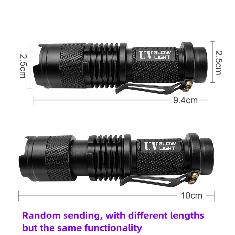 Mini UV Flashlight 395nm Ultra - Fishing Hook Jig recensie en prijs