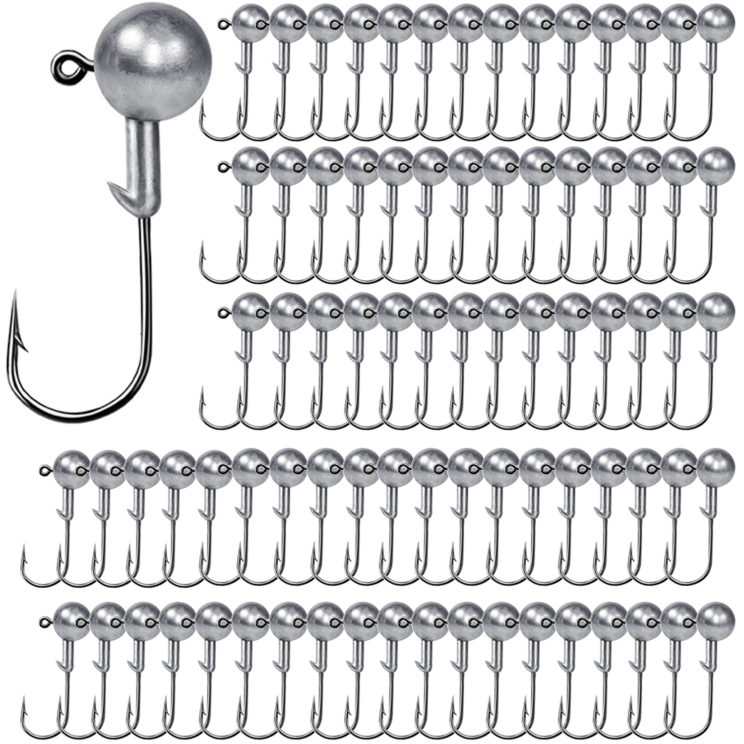 100PCS Fishing Hooks Lead Jig  - Fishing Hook Offset recensie en prijs