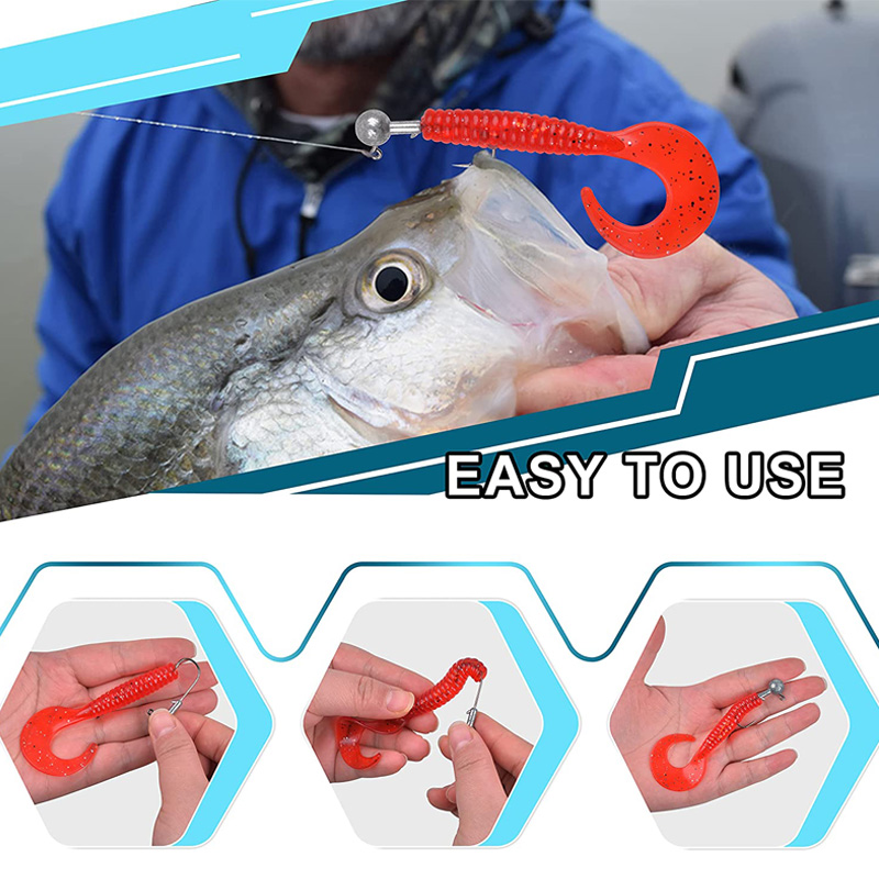 100PCS Fishing Hooks Lead Jig  - Fishing Hook Offset recensie en prijs