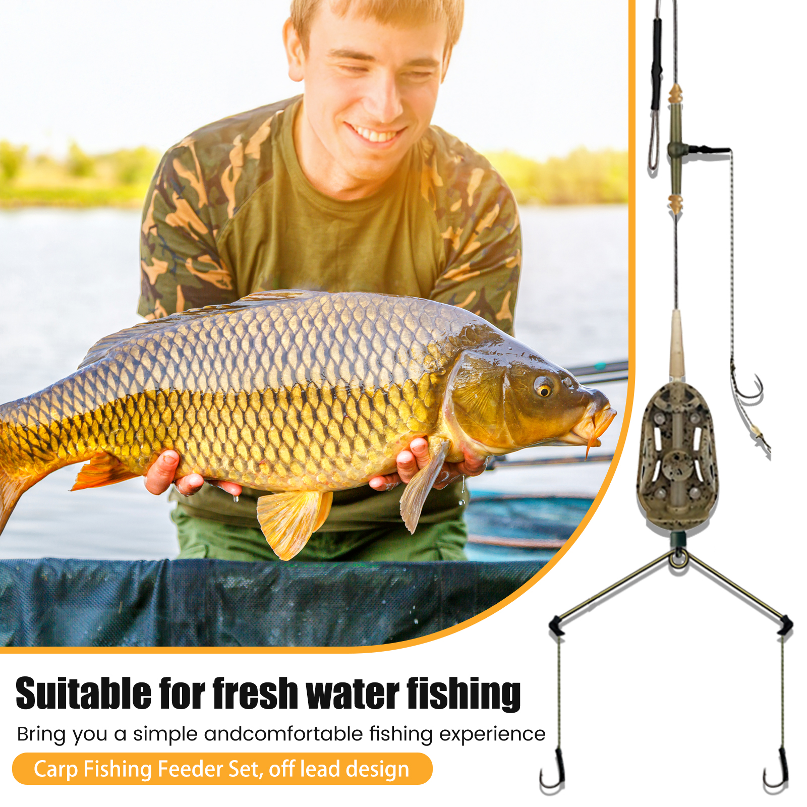 3 Hook Pre-tied Carp Hair Rigs - Fishing Hook Assortment recensie en prijs