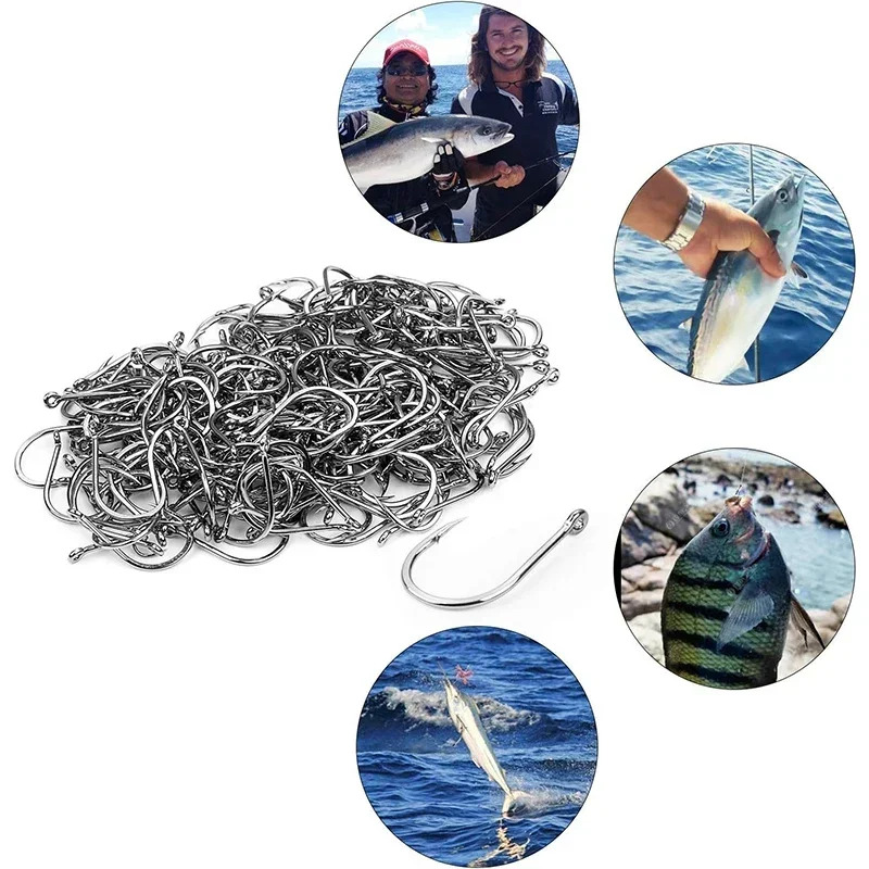 50-1600Pcs/BoxFishing Hooks Ca - Fishing Hook Circle recensie en prijs