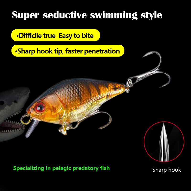 3D Eyes 7.5cm 10.2g Hard VIB L - Fishing Hook Treble recensie en prijs