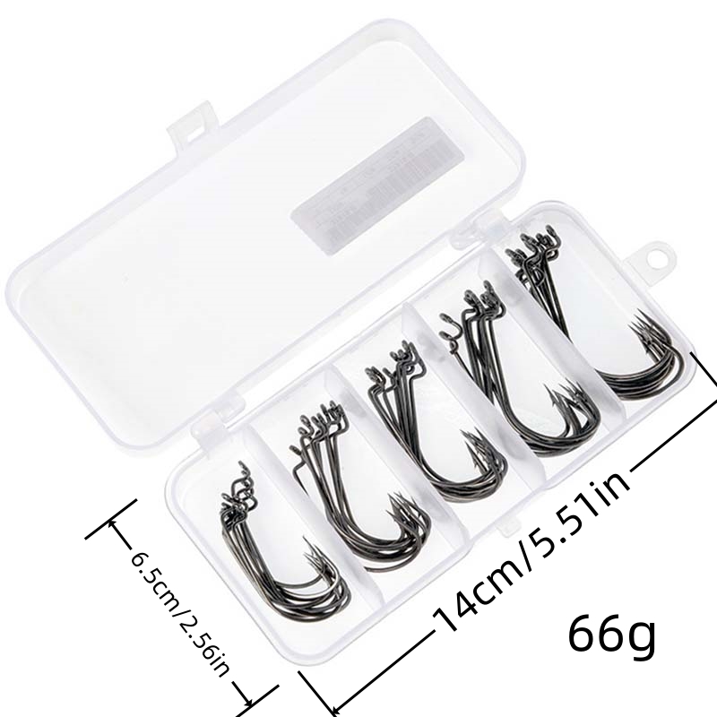 50Pcs/Box High Carbon Steel Fi - Fishing Hook Box recensie en prijs