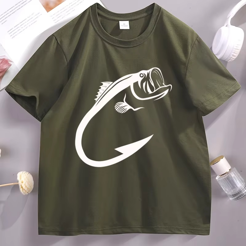 Fishing Hook Graphic T Shirts  - Fishing Hook Size recensie en prijs