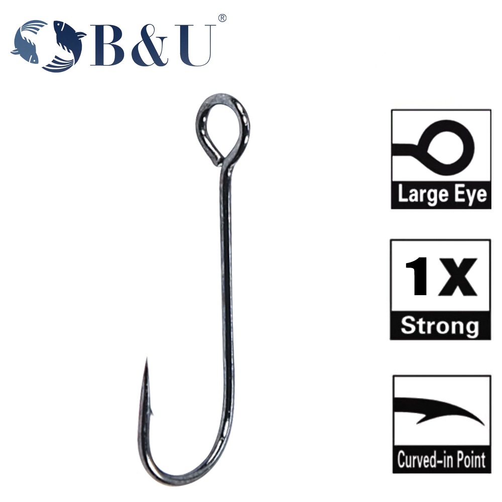 B&U 20pcs Fishing hook big eye - Fishing Hook Barbless recensie en prijs