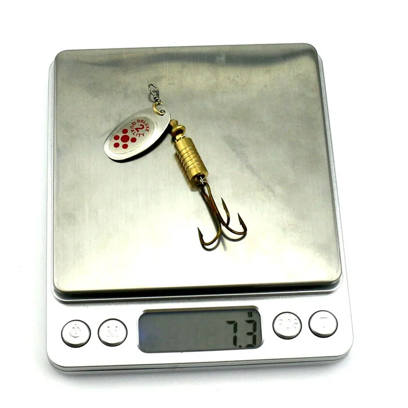 1PCS Metal Plating Spinner Bai - Fishing Hook Treble recensie en prijs