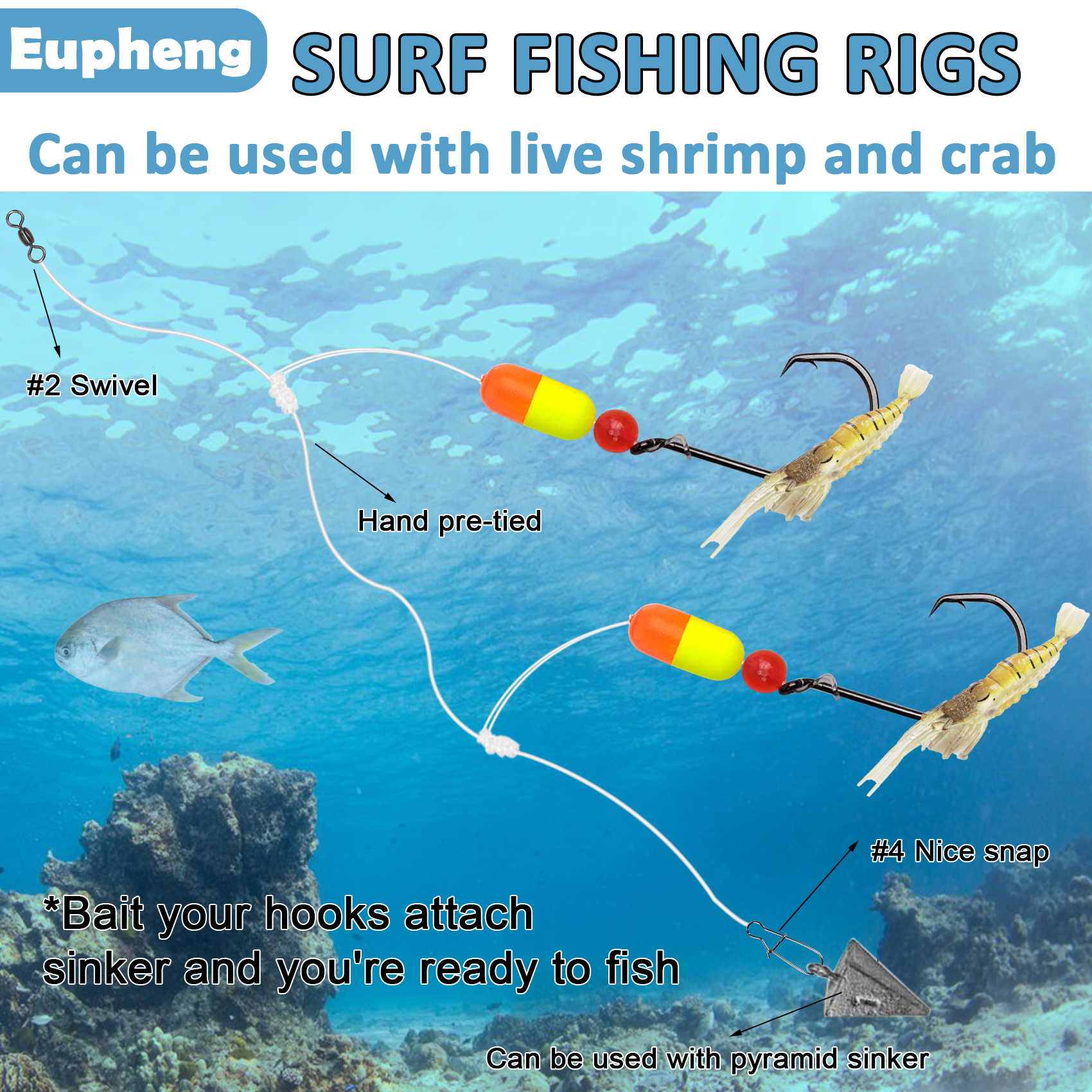 Aventik Pompano Rig Fishing Sa - Fishing Hook Circle recensie en prijs