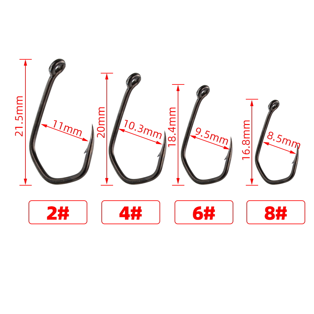 50pcs Carp Fishing Hooks Barbe - Fishing Hook Barbless recensie en prijs