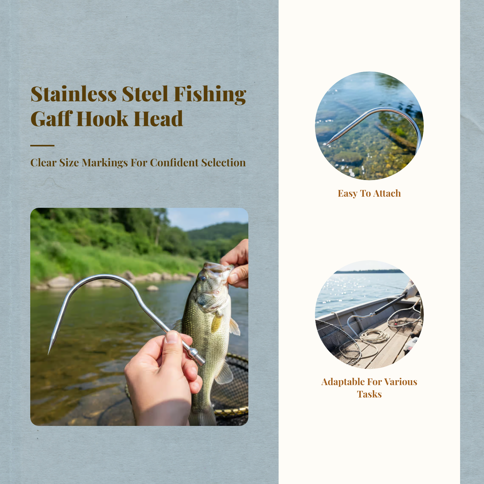 Fishing Sickle Head Stainless  - Fishing Hook Size recensie en prijs