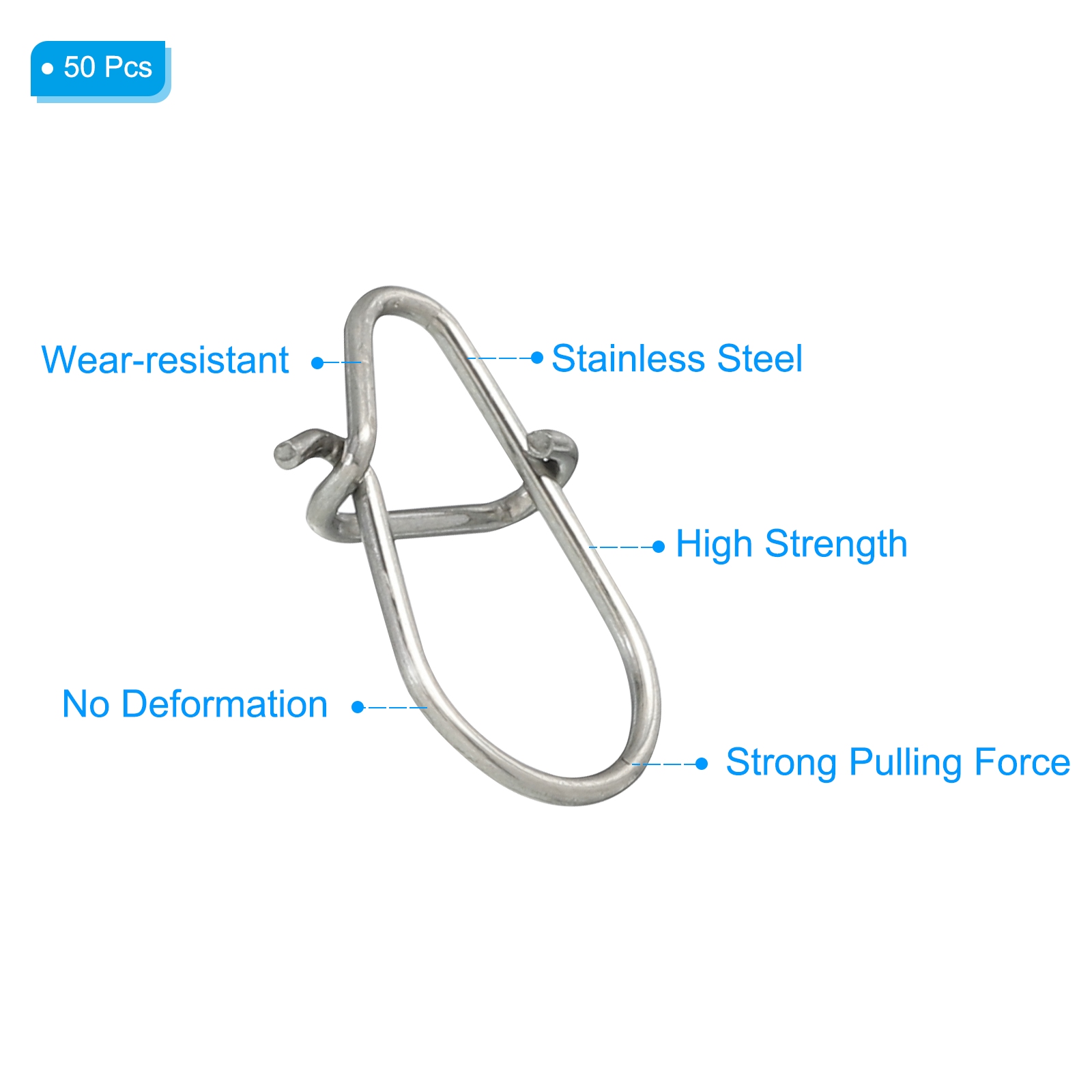 50pcs Stainless Steel Fishing  - Fishing Hook Stainless Steel recensie en prijs