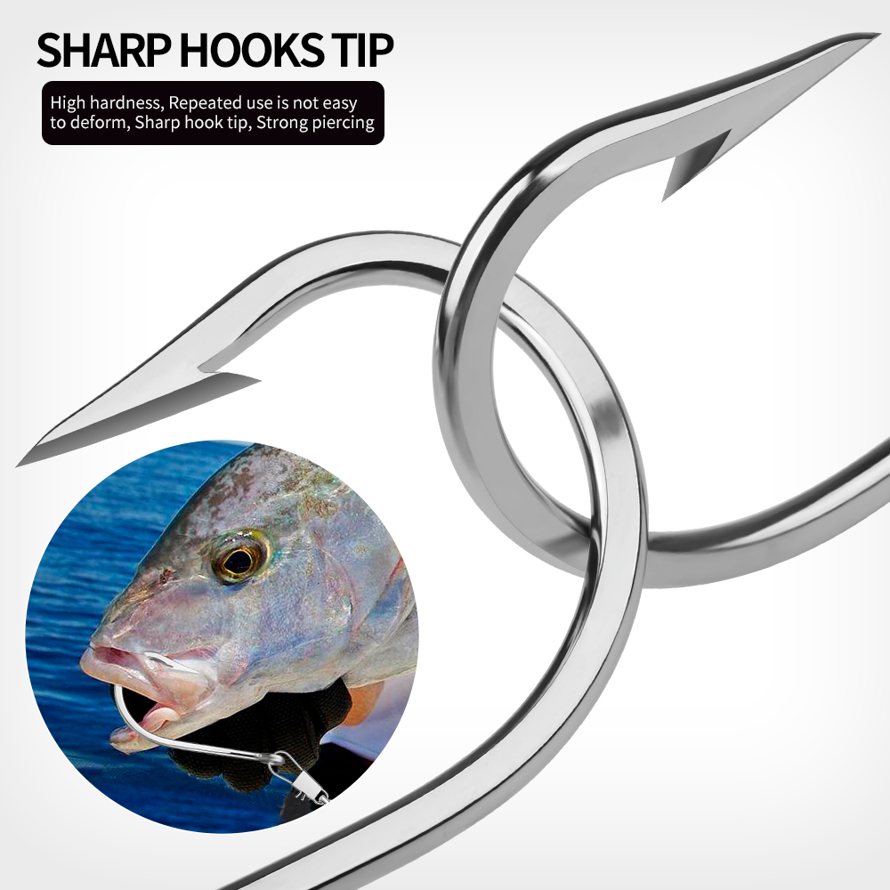 PROBEROS 5pcs Stainless Steel  - Fishing Hook Circle recensie en prijs