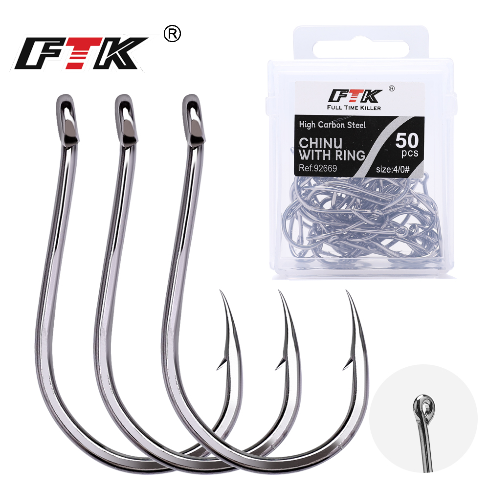 FTK 50-100Pcs/Box Fishing Hook - Fishing Hook Circle recensie en prijs