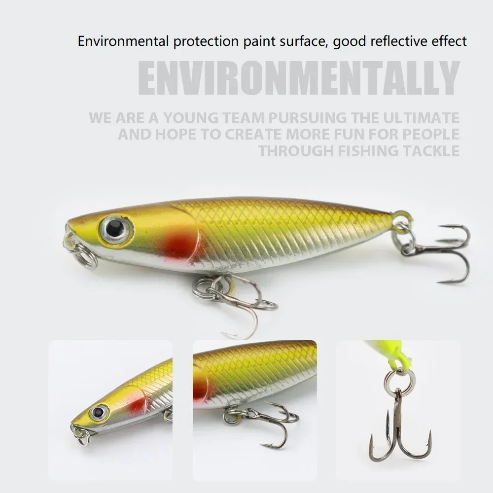 45mm 1.9g 1pcs Zigzag Dog Penc - Fishing Hook Treble recensie en prijs